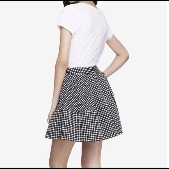 Express black and white polka dot skirt - Picture 2 of 6